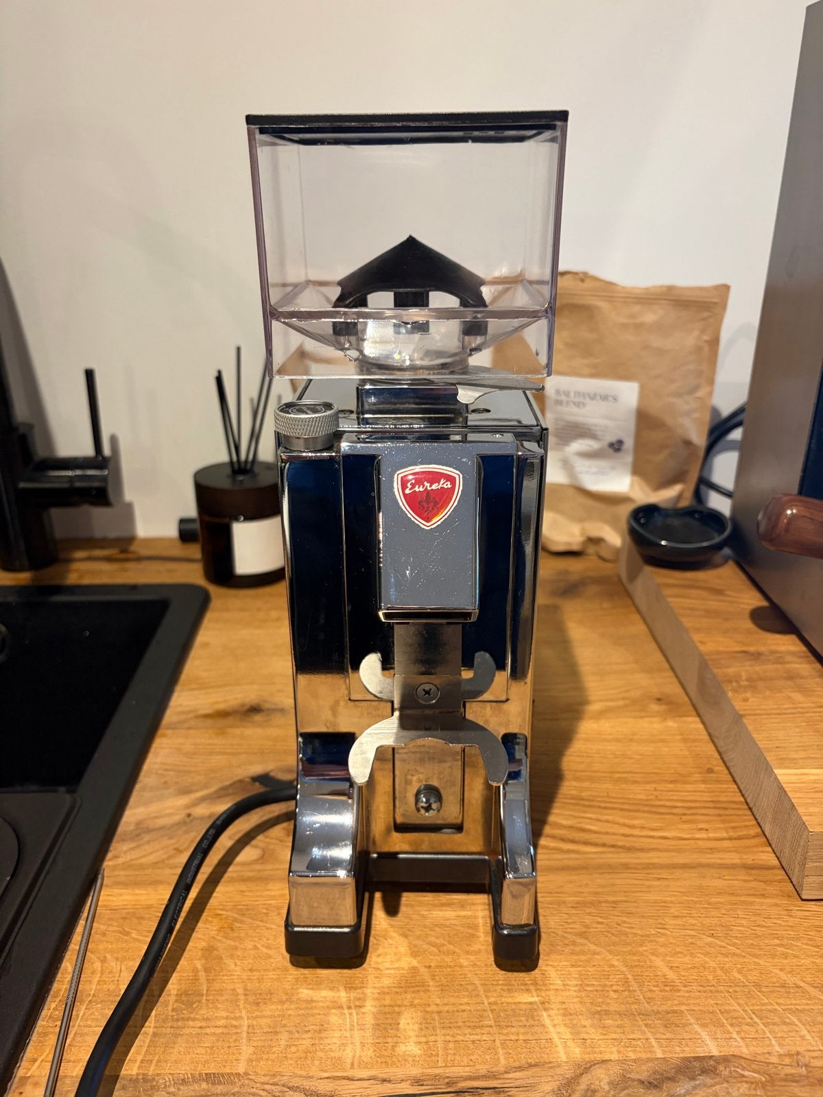 Eureka Mignon Koffiemolen  Chroom, Witgoed en Apparatuur, Ophalen, Gebruikt, Overige modellen, Koffiebonen