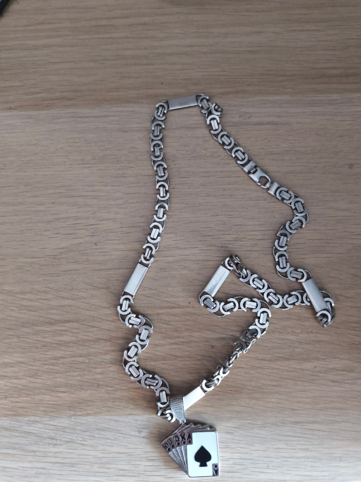 Koningsketting 925, Sieraden, Tassen en Uiterlijk, Ophalen, Zo goed als nieuw, Zilver, Zilver