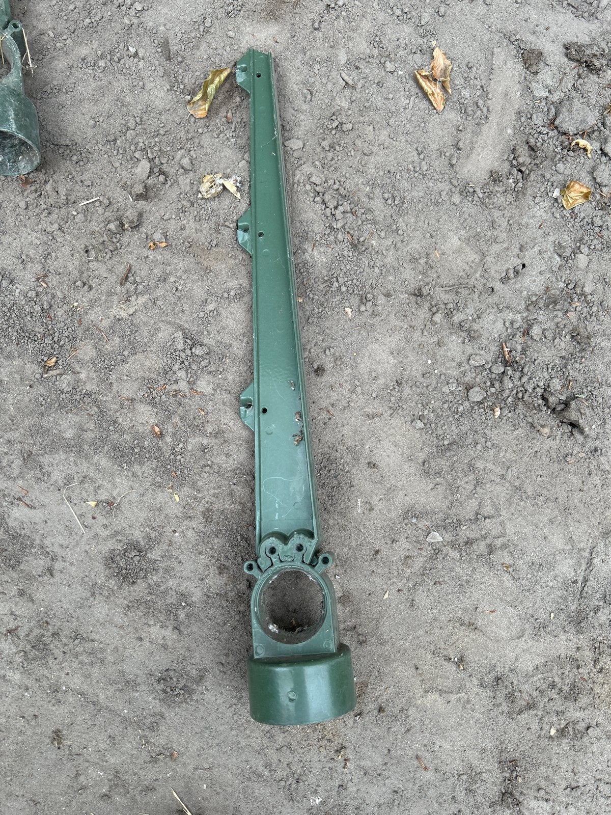 50 x Metalen paalhouders voor hekwerk of constructie, Ophalen, Gebruikt
