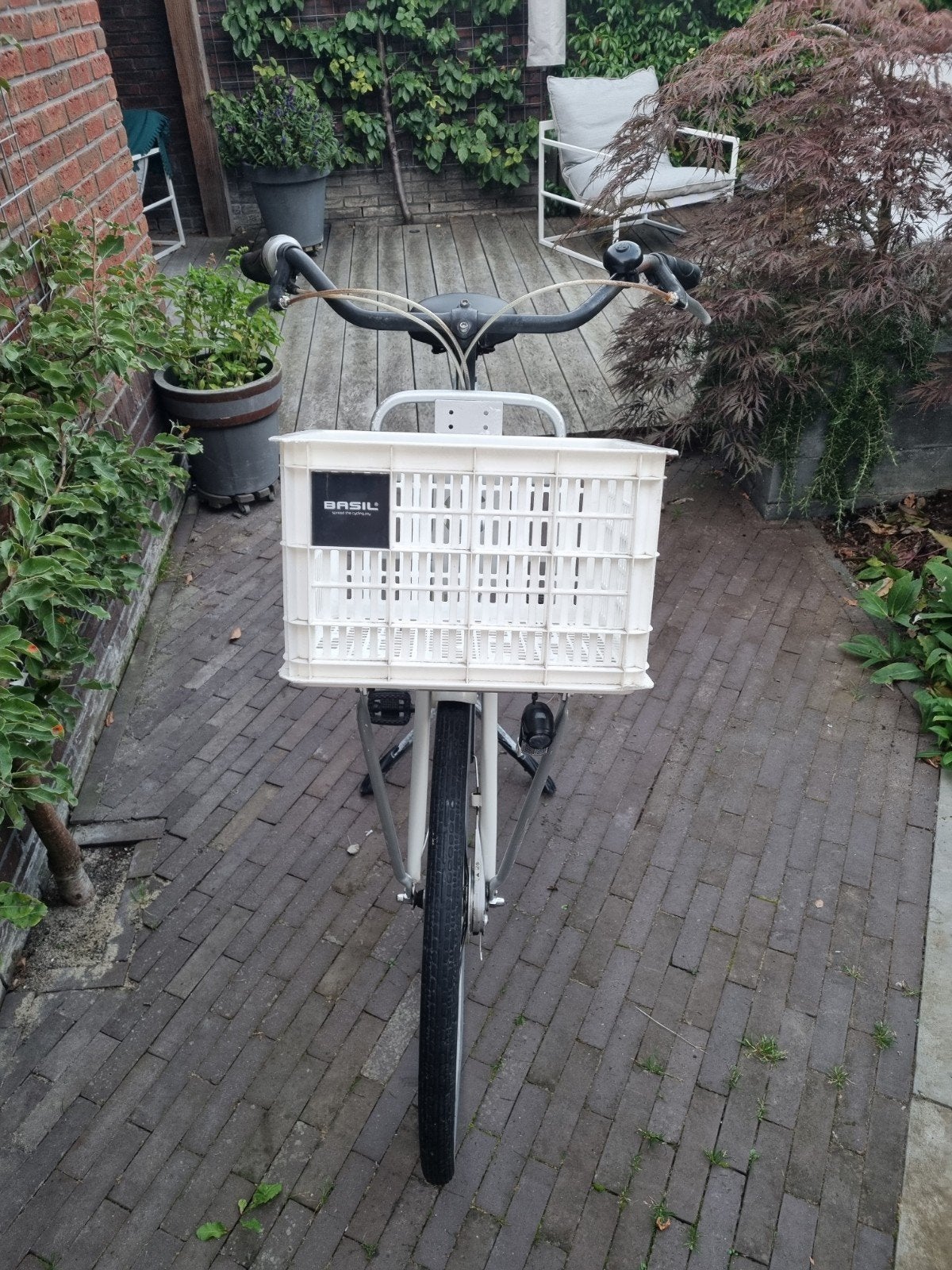Foto 3 van Witte cortina damesfiets