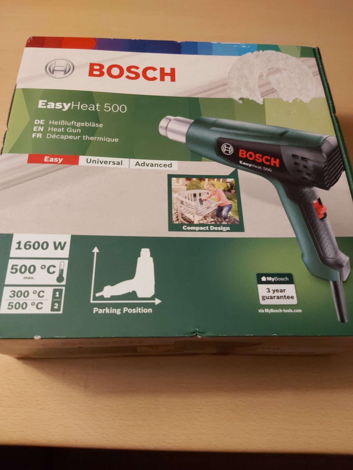 Bosch EasyHeat 500 heteluchtpistool - Nieuw in doos, Ophalen of Verzenden, Nieuw, Overige typen, Bosch