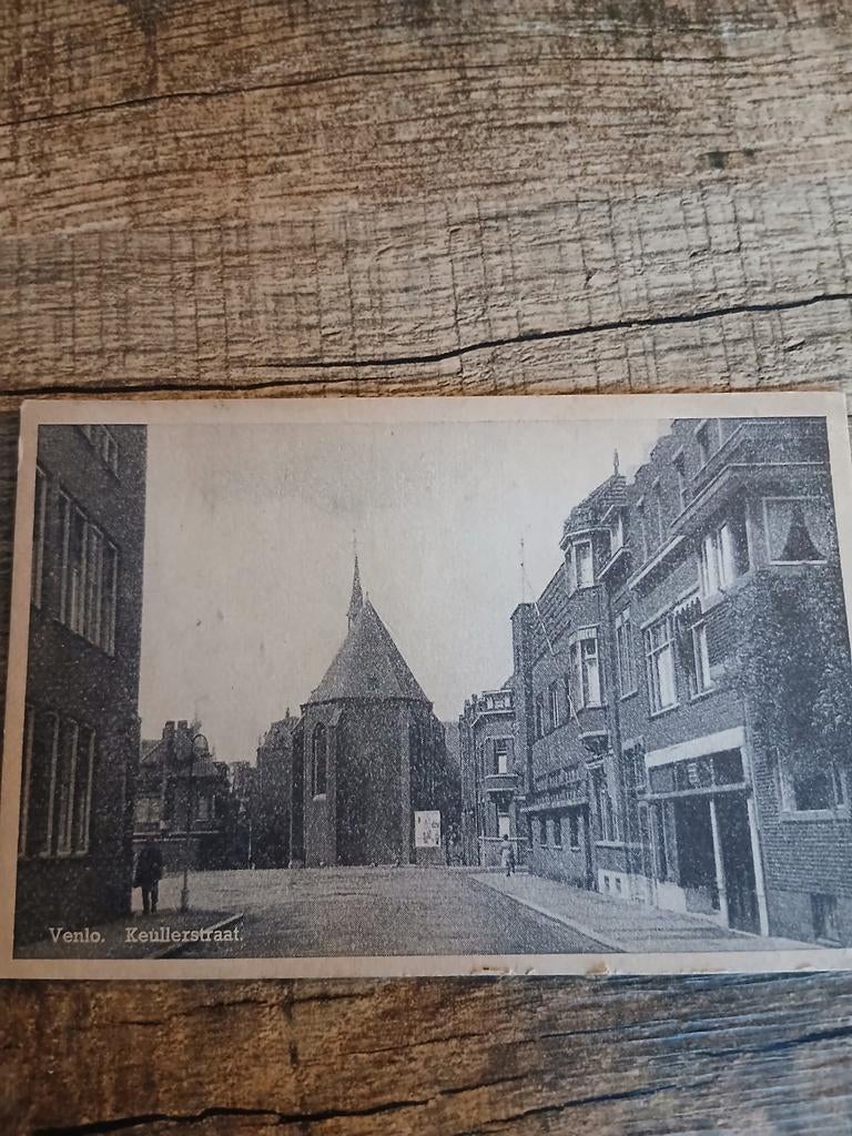 Oude Ansichtkaart Venlo, Keullerstraat - Gelopen, Ophalen of Verzenden, 1940 tot 1960, Gelopen, Limburg