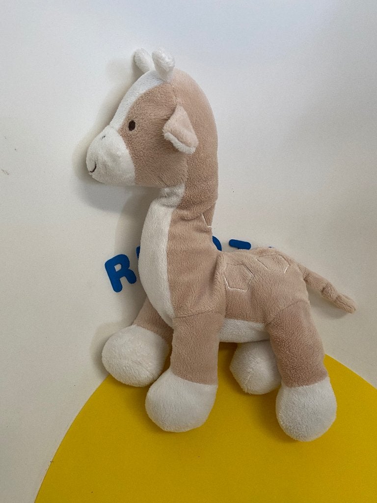 K1582 happy horse giraf giraffe licht bruin, Ophalen of Verzenden, Zo goed als nieuw, Overige typen
