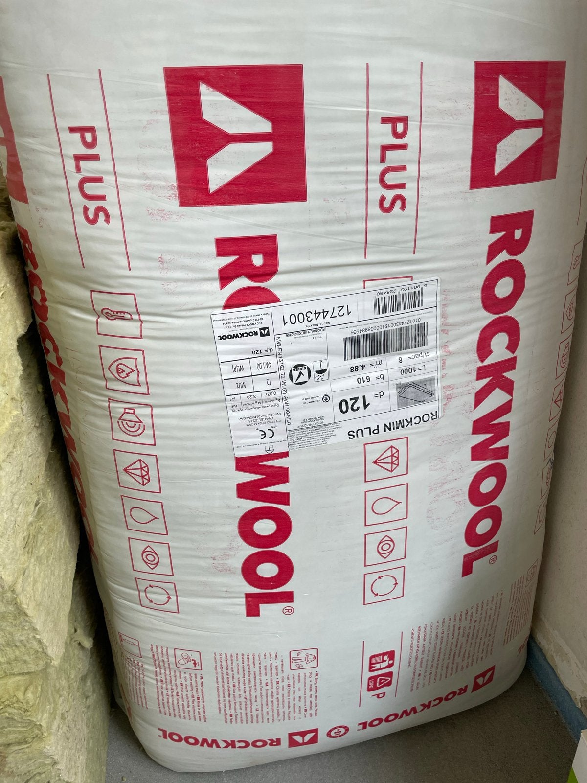Rockwool Steenwol Isolatieplaten - Nieuw, Ophalen, 12 cm of meer, Nieuw, Steenwol
