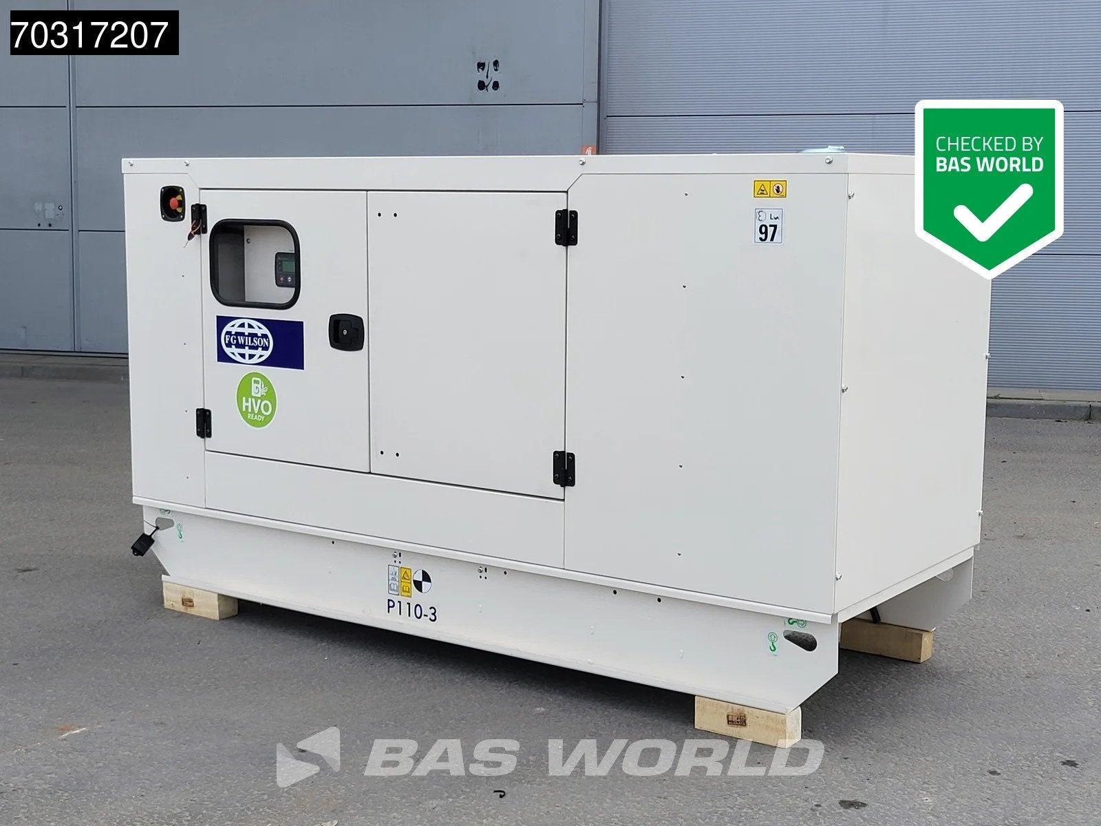 FG Wilson P110-3 110KVA - Perkins engine - Leroy Somer ALT -
