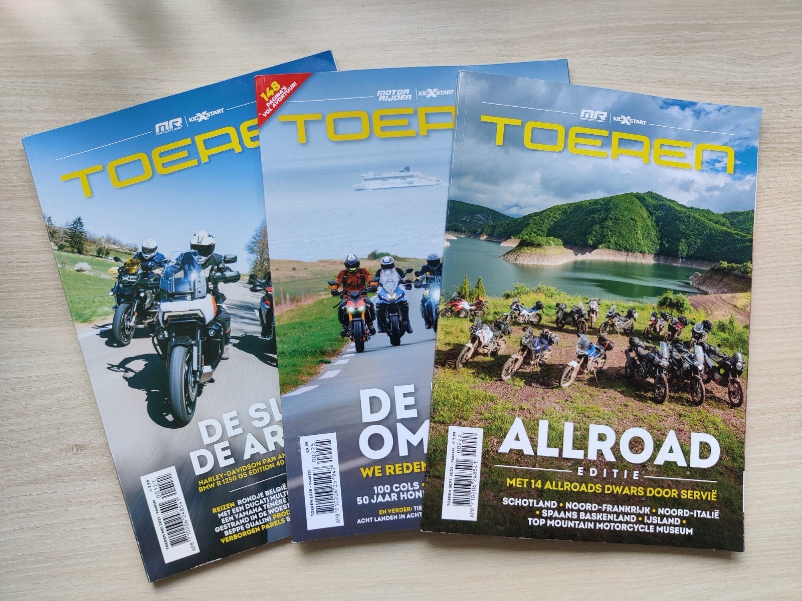 Toeren motor tijdschrift magazine, Ophalen of Verzenden, Zo goed als nieuw