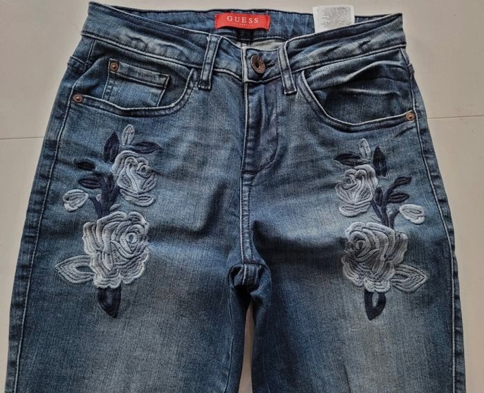 Guess gues Los Angeles jeans maat 32, Guess Los Angeles, Blauw, Ophalen of Verzenden, Zo goed als nieuw