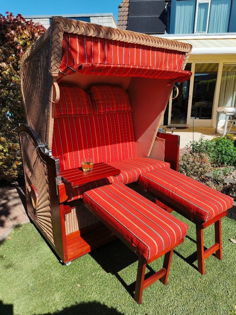 Het ultieme vakantie gevoel met deze Evermes strandstoel!, Tuin en Terras, Tuinsets en Loungesets, Kunststof, Zo goed als nieuw