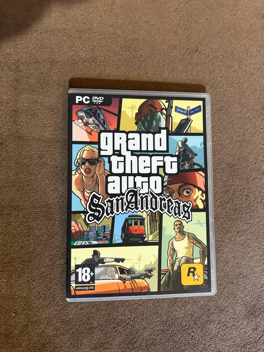 Grand Theft Auto: San Andreas voor PC (DVD-ROM), Spelcomputers en Games, Avontuur en Actie, Vanaf 18 jaar, Verzenden, 1 speler