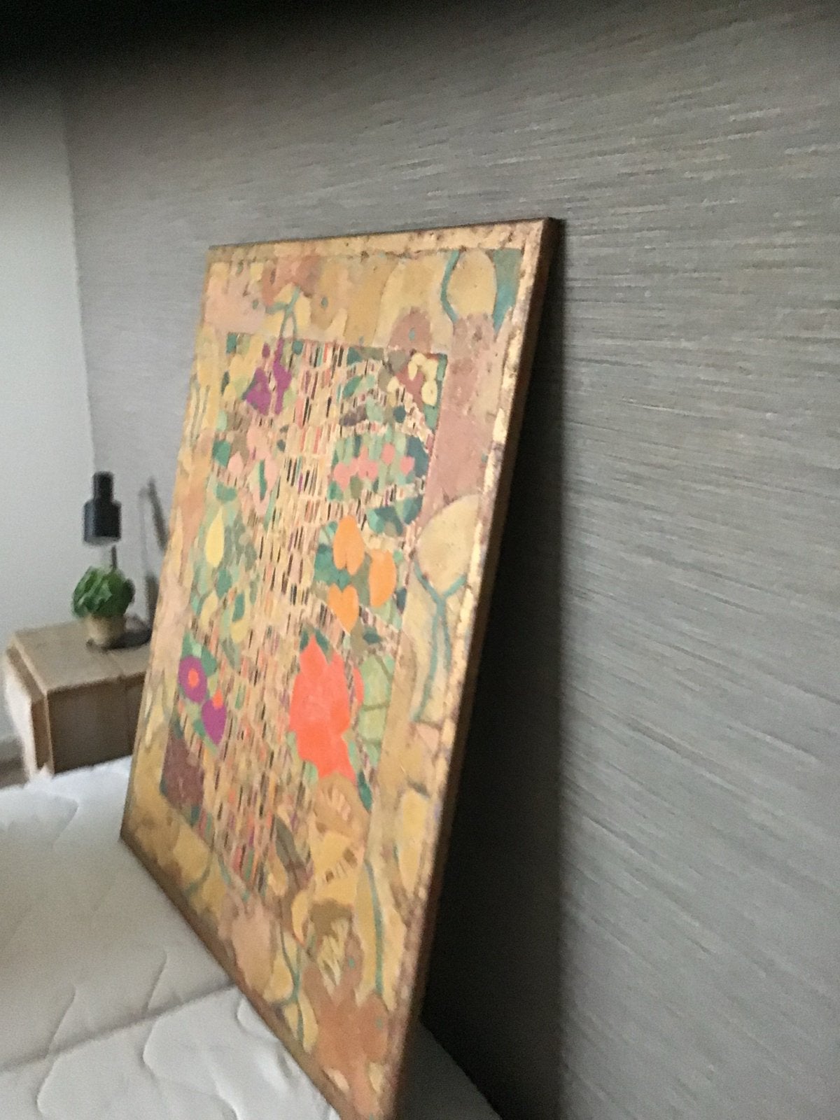 Schilderij op doek van Dolly de Rode 1.00 x 1.20, Antiek en Kunst, Kunst | Schilderijen | Klassiek, Ophalen, Overige stijlen, Doek