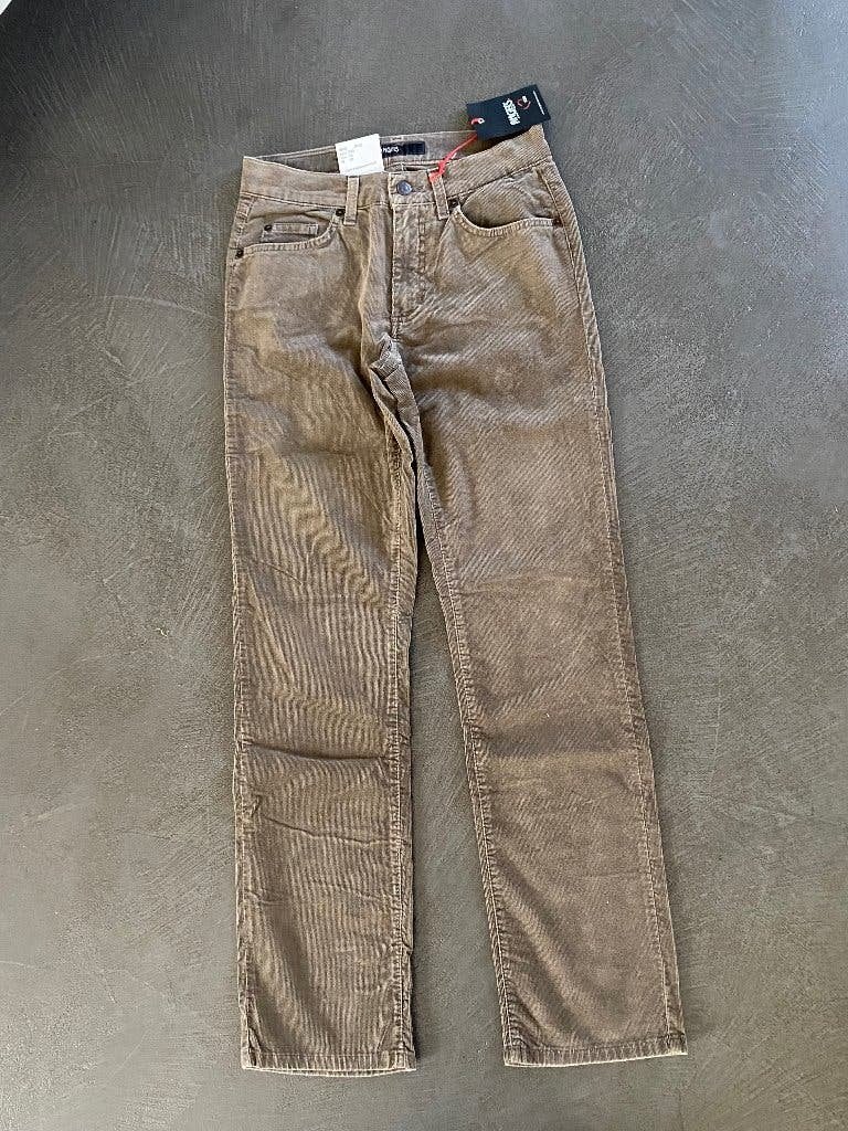 J45/17 Nieuw: Angels Dolly mt. 36=S rib-fluweel broek bruin, Kleding | Dames, Beige, Nieuw, Ophalen of Verzenden, Angels