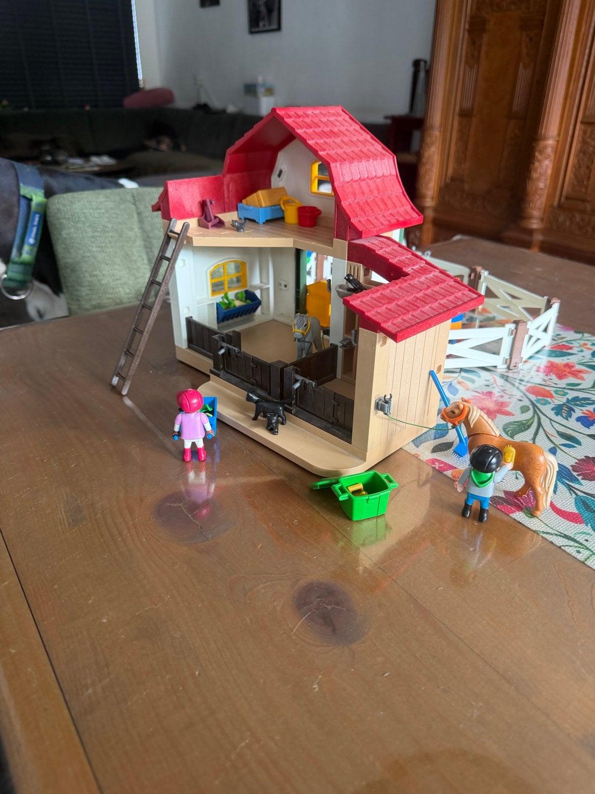 Playmobil Paardenstal - Compleet en in goede staat, Ophalen, Gebruikt, Gebouw, Complete set