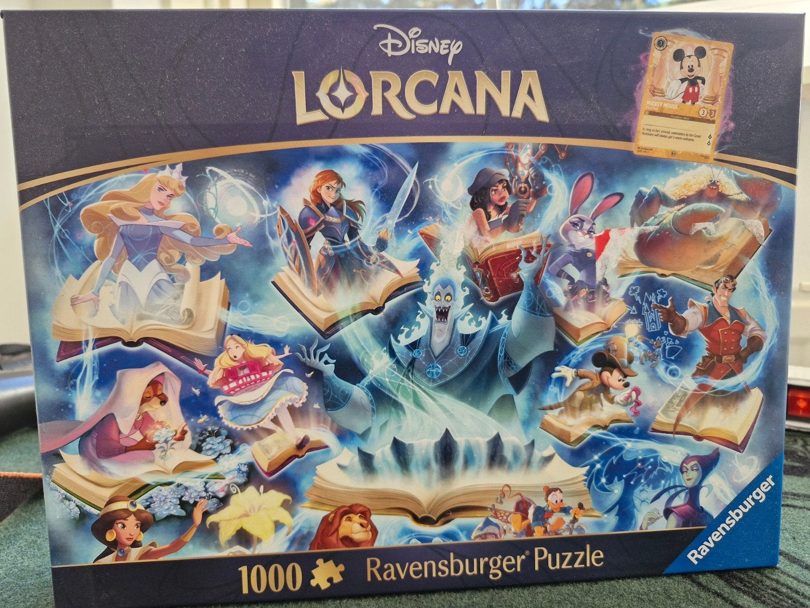 legpuzzel Disney  1000 stukjes compleet, Ophalen of Verzenden, 500 t/m 1500 stukjes, Zo goed als nieuw