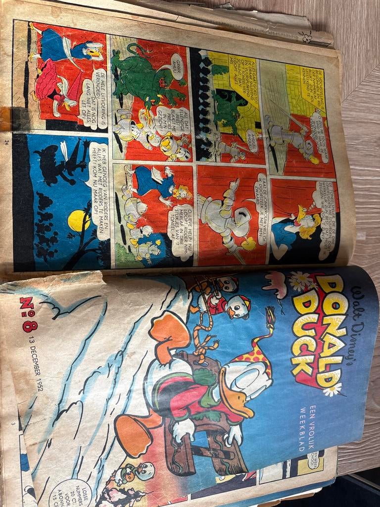 Donald Duck weekblad 1952 en eerste helft 1953, Boeken, Stripboeken, Eén stripboek, Ophalen of Verzenden, Gelezen