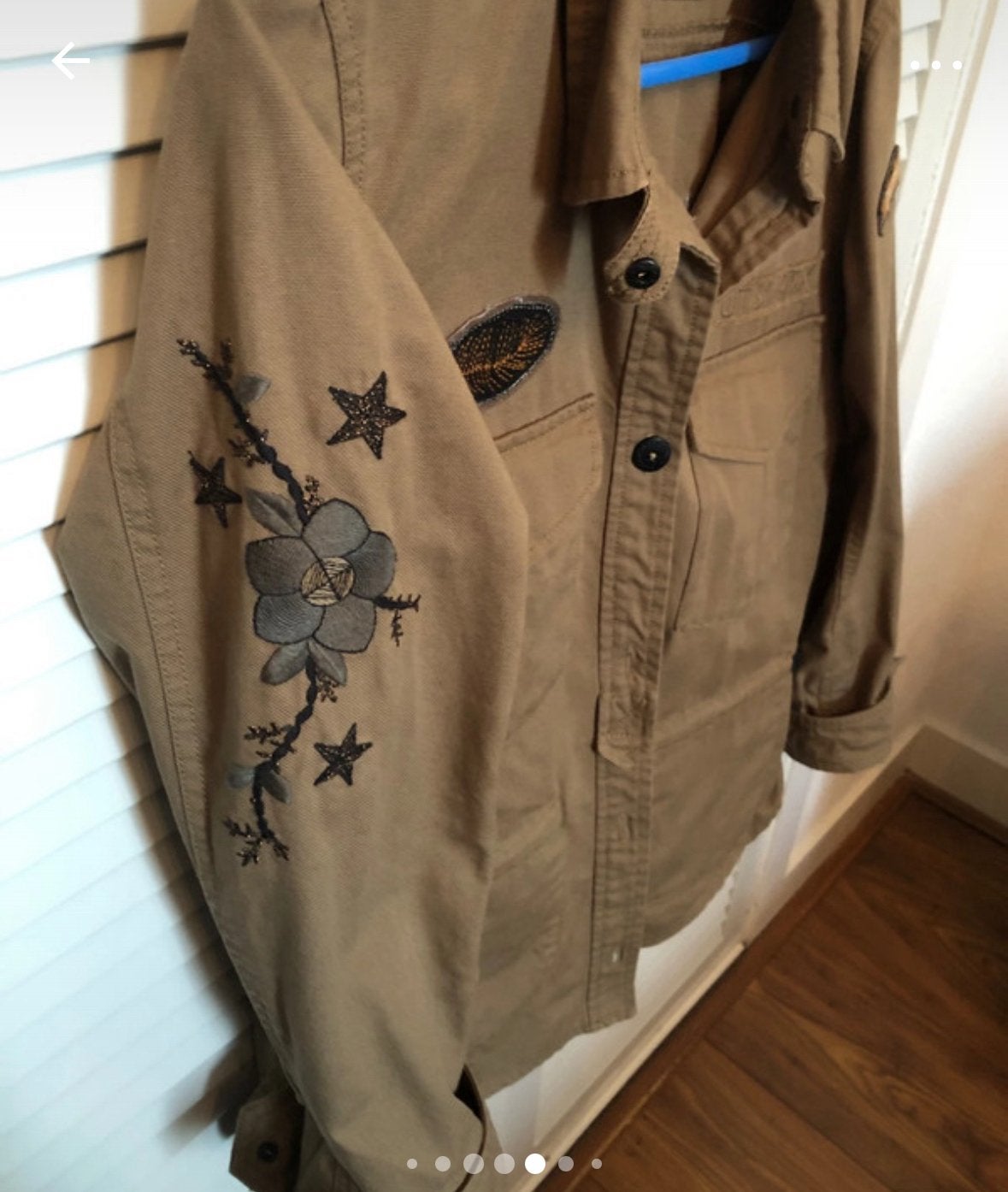 Silvercreek blouse /jas met Geborduurde Details - Maat S, Ophalen of Verzenden, Nieuw, Maat 36 (S), Bruin