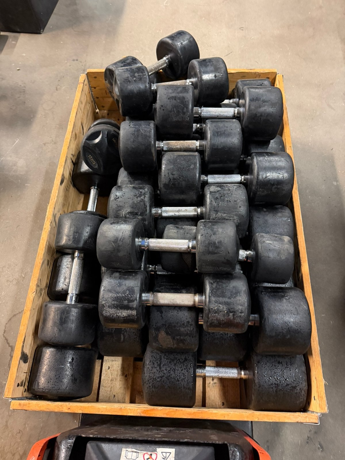 Lifemaxx Dumbells 12kg t/m 40kg, Sport en Fitness, Ophalen, Gebruikt, Dumbbell