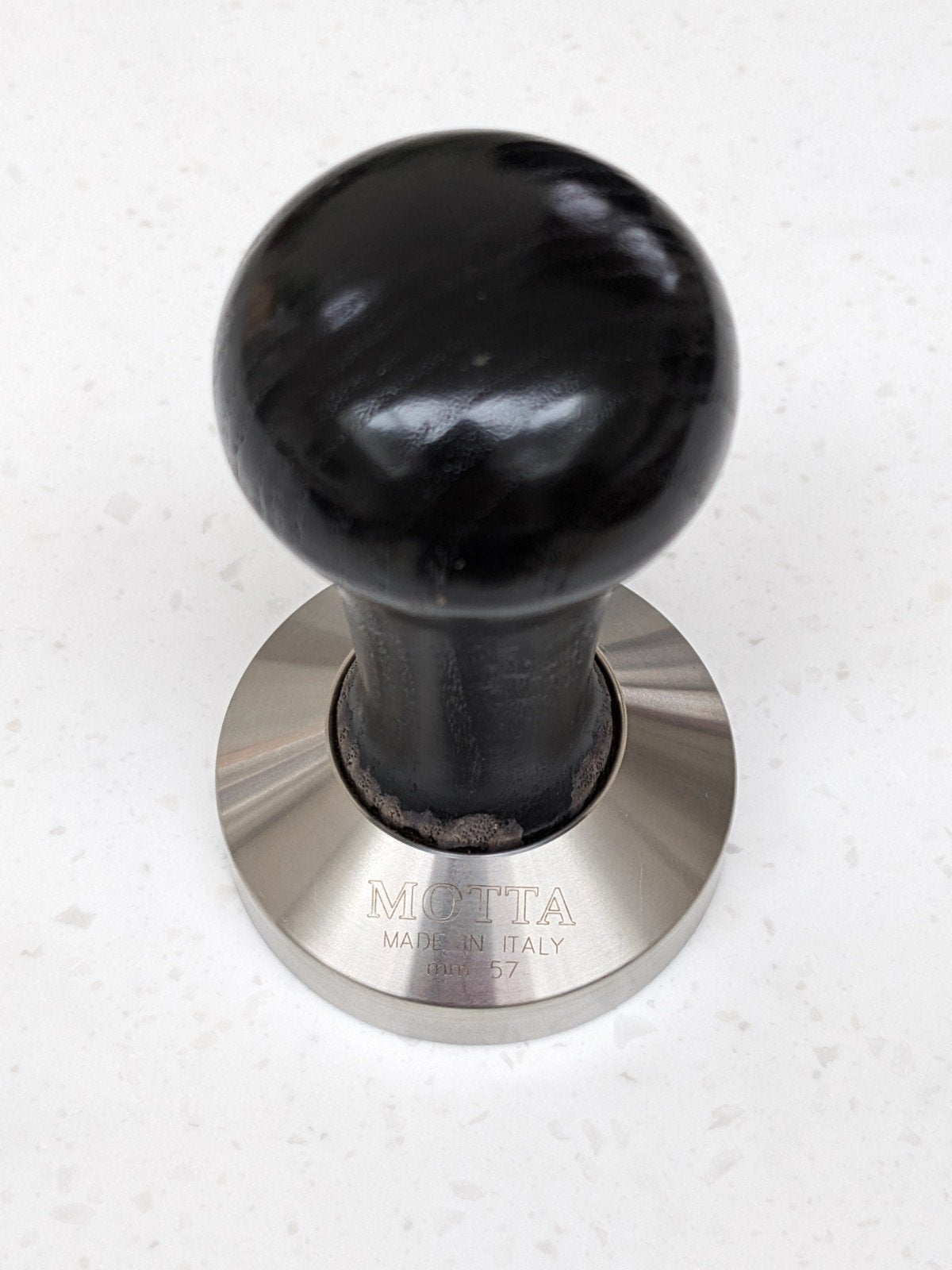Motta Tamper 57 mm - Gebruikt, Witgoed en Apparatuur, Ophalen, Gebruikt