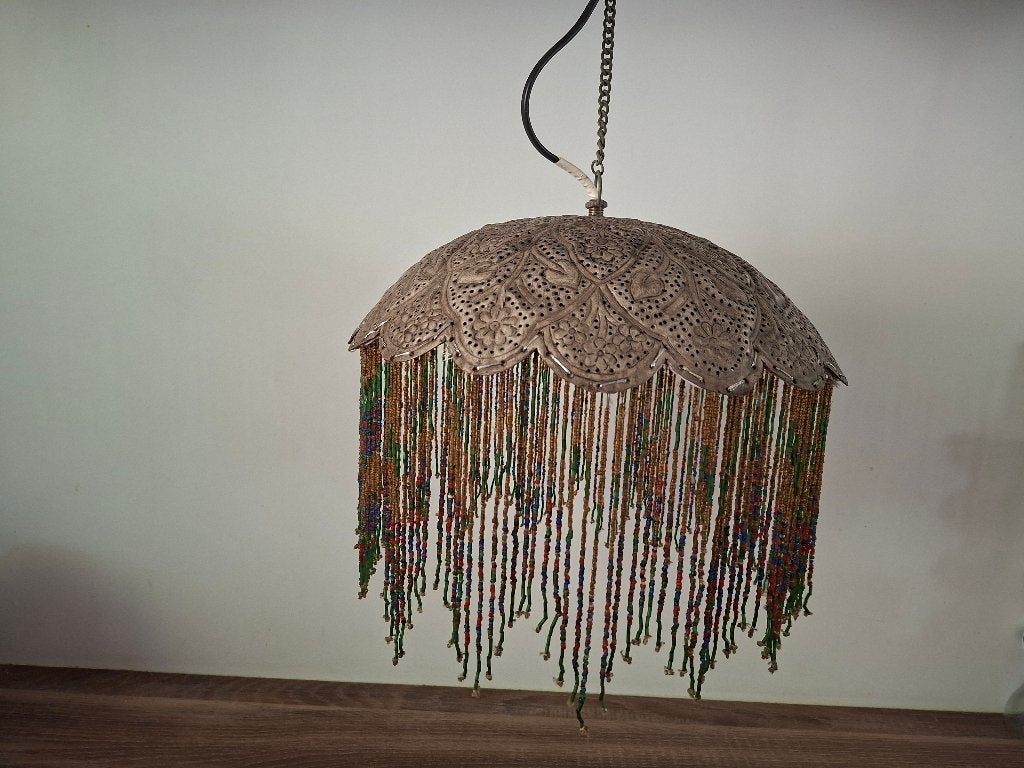Oosterse hanglamp, Huis en Inrichting, Lampen | Hanglampen, Ophalen, Overige materialen, Gebruikt, Oosters/Arabisch