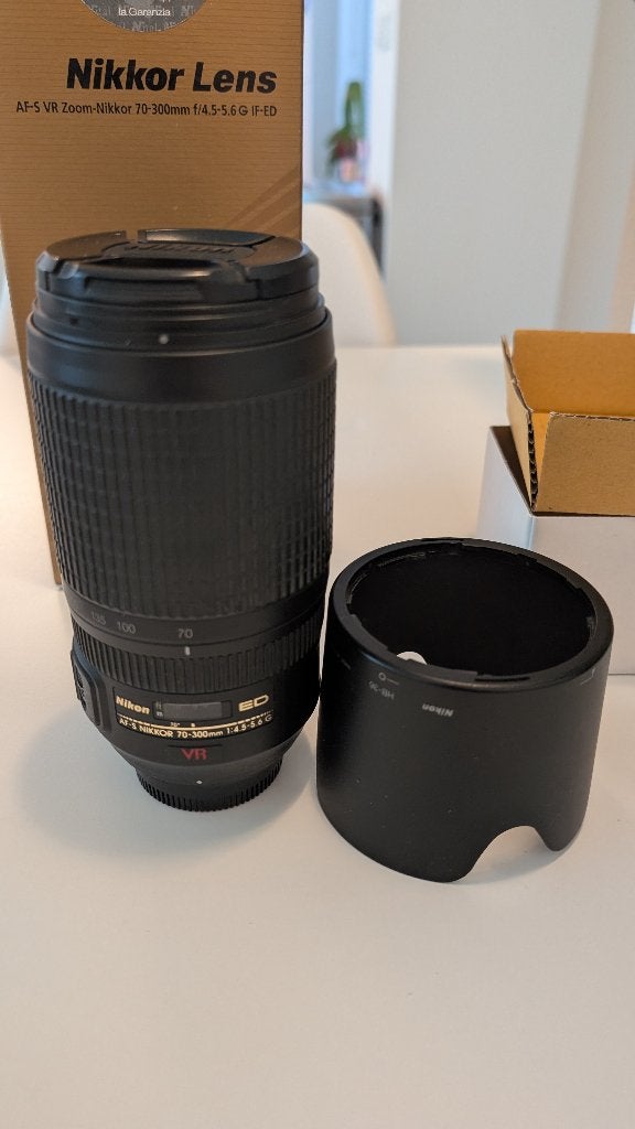 Nikon AF-S Nikkor 70-300mm f/4.5-5.6G IF-ED VR, Gebruikt, Nikon, Ophalen of Verzenden, Handmatige focus