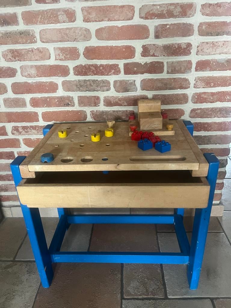 Houten Werkbank voor Kinderen - Speelplezier Gegarandeerd!, Ophalen of Verzenden, Gebruikt, Overige typen