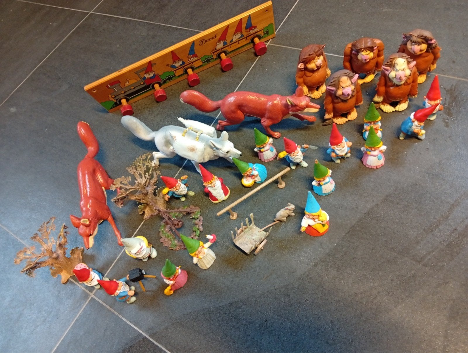 prachtige collectie: David de Kabouter, Rien Poortvliet, Ophalen of Verzenden