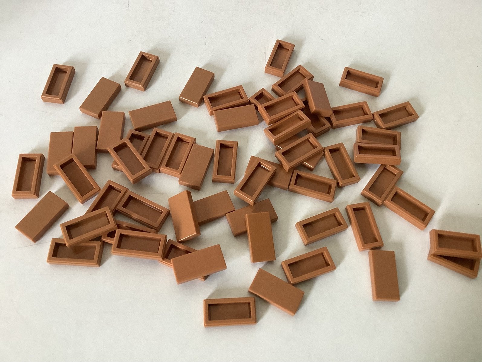 Lego tegel 1x2 nougat, Ophalen of Verzenden, Zo goed als nieuw, Losse stenen, Lego