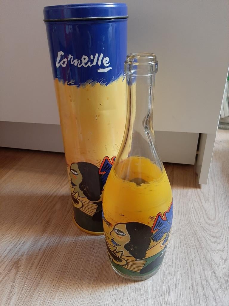 Corneille fles met blik, Ophalen of Verzenden, Overige typen