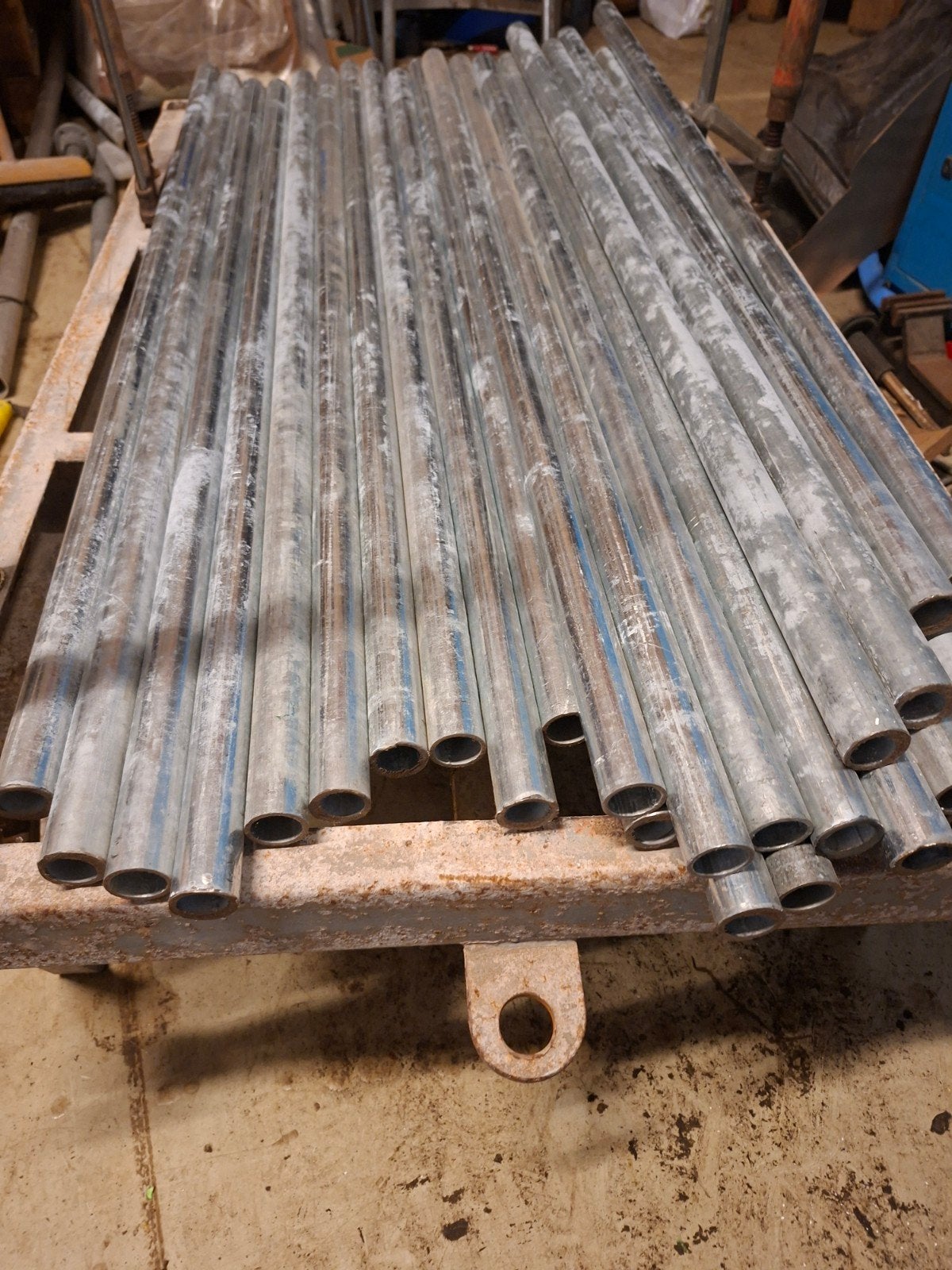 Stalen steigerbuis 33 mm gegalvaniseerd, Ophalen, Overige materialen, 80 mm of meer, Overige typen
