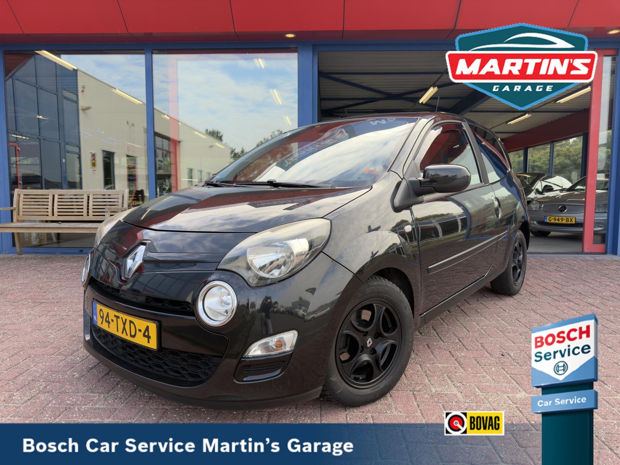 Renault Twingo 1.2 16V Dynamique DEALERONDERHOUDEN | Nette S, Gebruikt, 4 cilinders, 4 stoelen, Zwart
