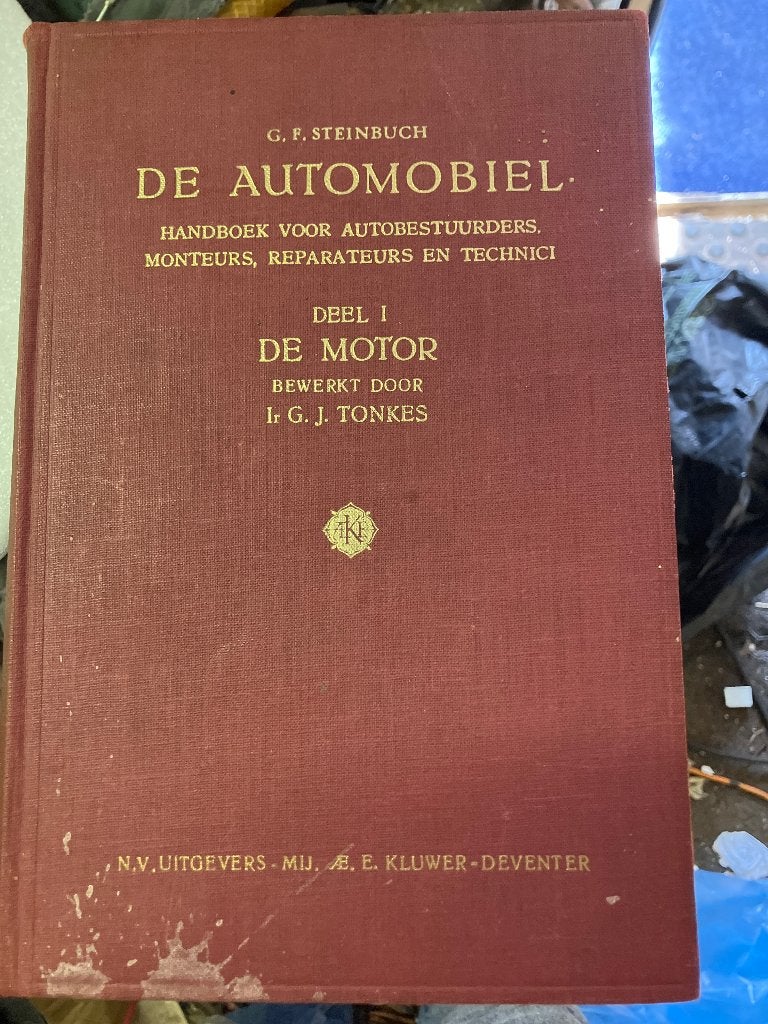 De Automobiel - De Motor (1948) - G.F. Steinbuch, Gelezen, Ophalen of Verzenden, G.F. Steinbuch, Algemeen