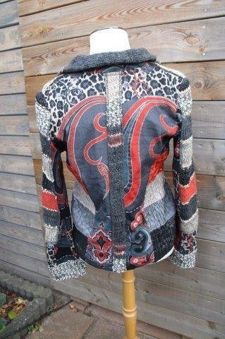 Vest grijs/ rood Lulu-H mt M Winter Vaste prijs AANBIEDING, Maat 38/40 (M), Ophalen of Verzenden, Zo goed als nieuw, Rood