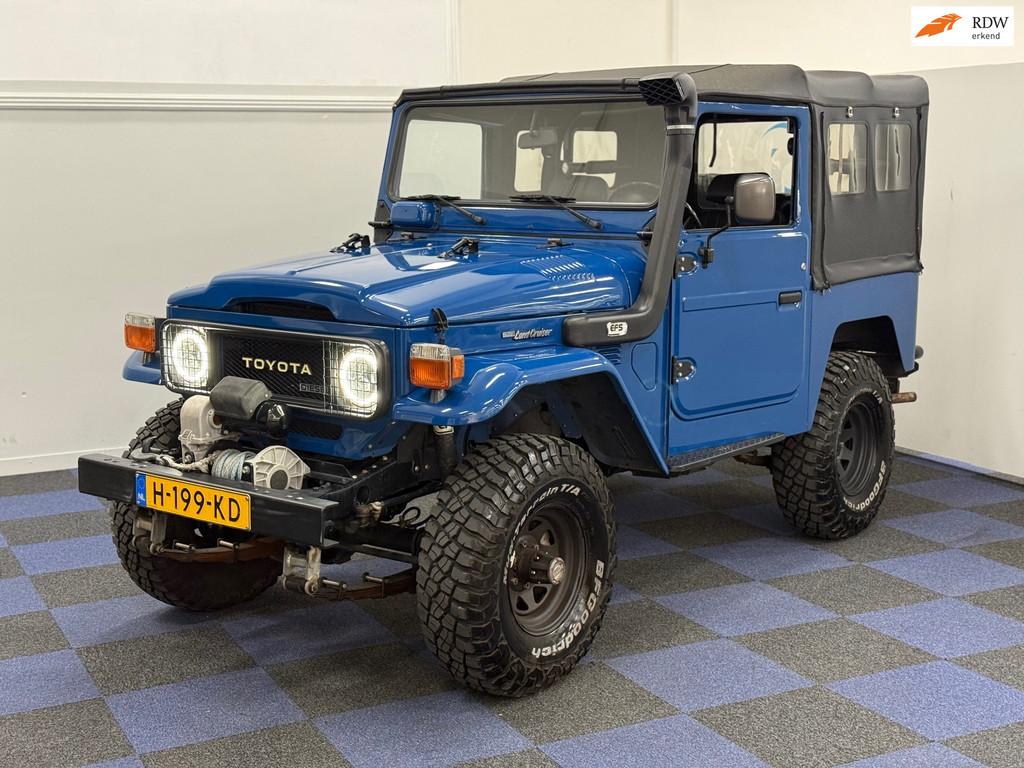 Toyota Land Cruiser 3.4 D FRP-top / SUPER SPECIALE CABRIO /, Auto's, 3431 cc, Blauw, Bedrijf, Vierwielaandrijving