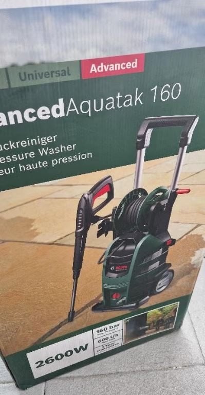 NIEUW IN DOOS! Bosch hogedrukreiniger 160bar 3 JAAR GARANTIE, Ophalen, Nieuw, Met regelbare waterdruk, Bosch Aquatak