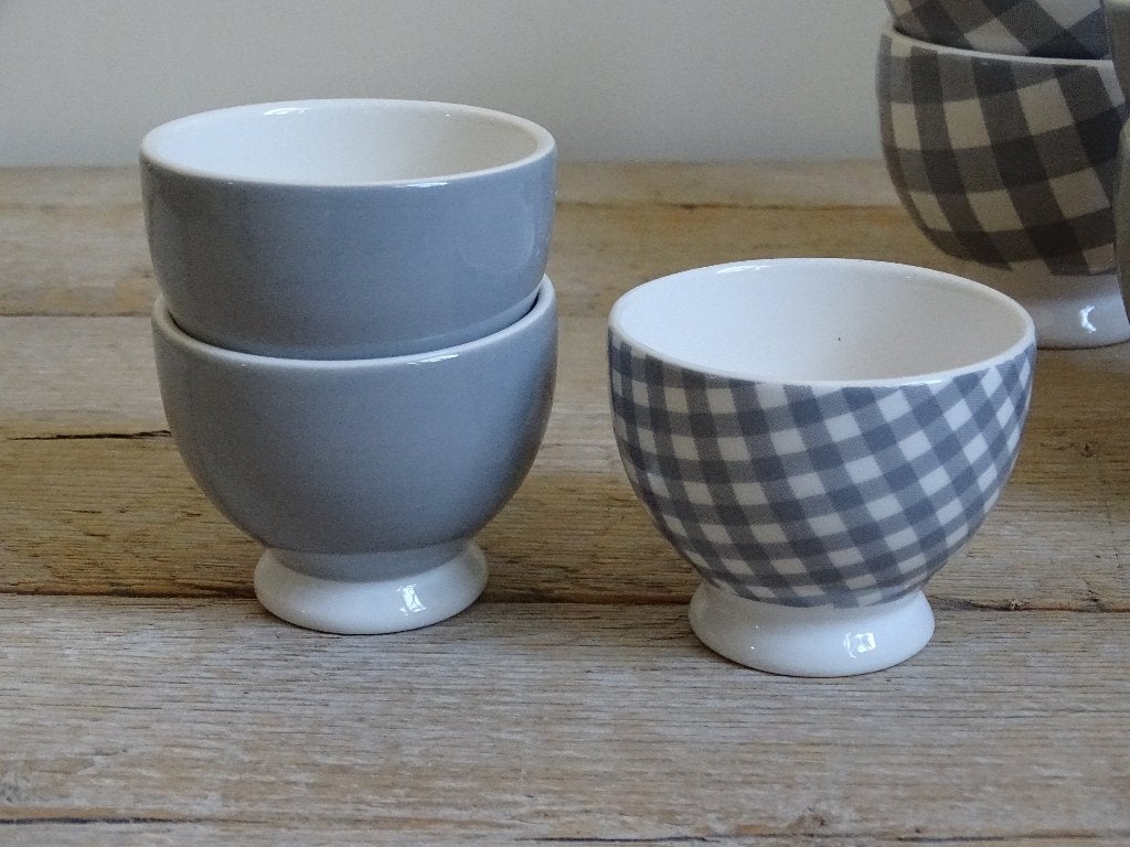 Servies, 'At home with Marieke', grijs, als nieuw, Overige typen, Ophalen of Verzenden, Zo goed als nieuw, Overige stijlen