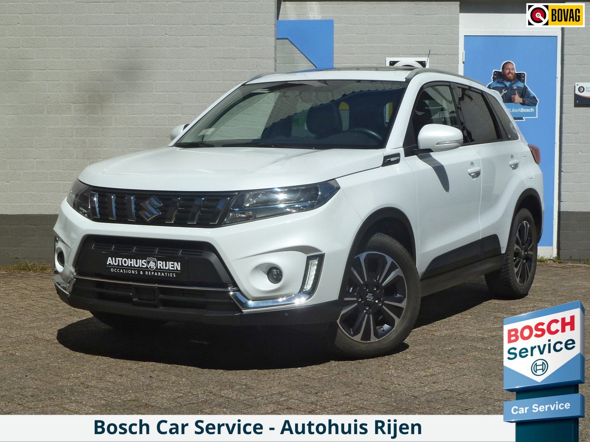 Suzuki Vitara 1.4 Boosterjet Style Smart Hybrid|Panodak|Led|, Auto's, 12 maanden, Gebruikt, Zwart, 4 cilinders