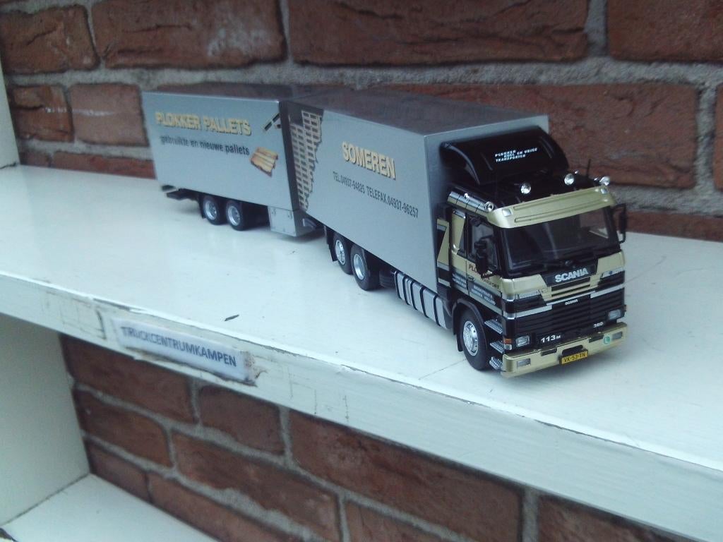 Tekno  Scania  3  Serie  van  Plokker - Pallets., Ophalen of Verzenden, Nieuw, Bus of Vrachtwagen, Tekno
