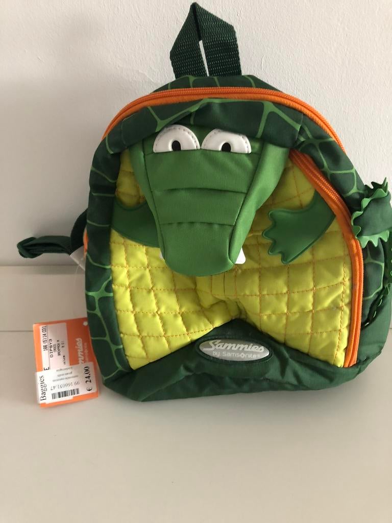 Samsonite Sammies krokodil rugzak Nieuw!, Overige merken, Minder dan 30 cm, 25 tot 40 cm, Nieuw