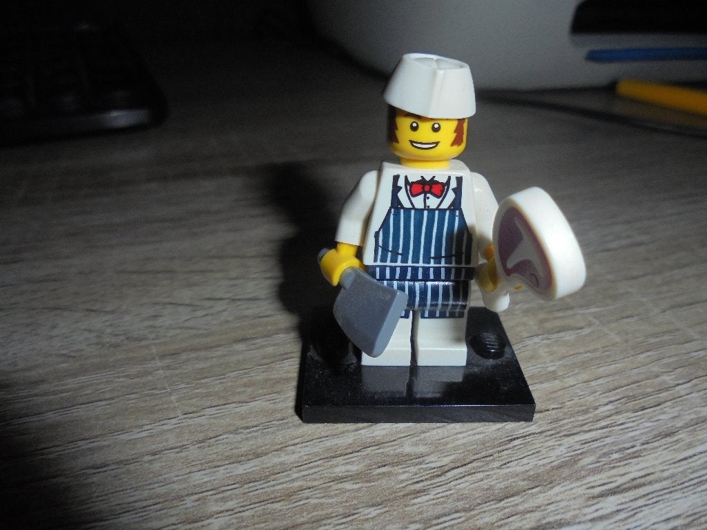 lego Butcher, Series 6 Minifig, Ophalen of Verzenden, Zo goed als nieuw, Lego