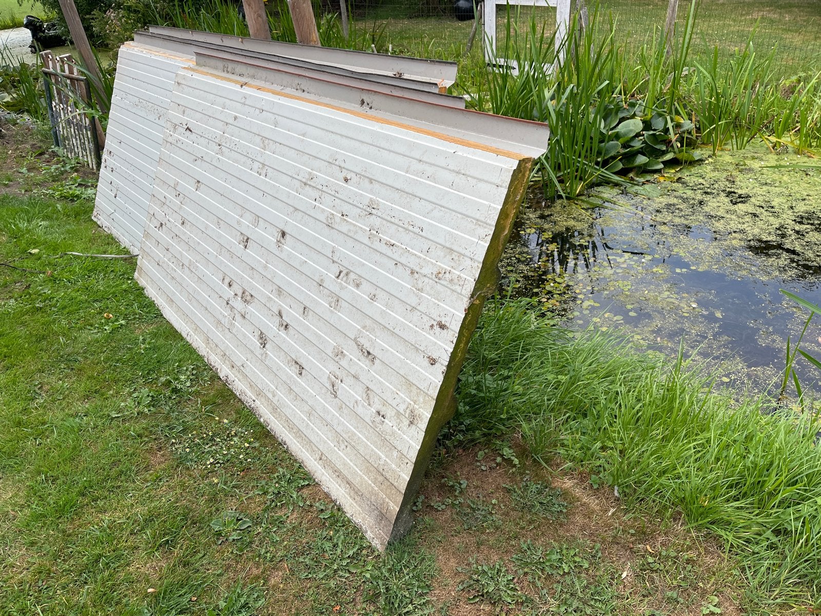 Geïsoleerde dak- en wandpanelen (sandwichpanelen), Ophalen, Gebruikt, Overige materialen, 50 tot 100 mm