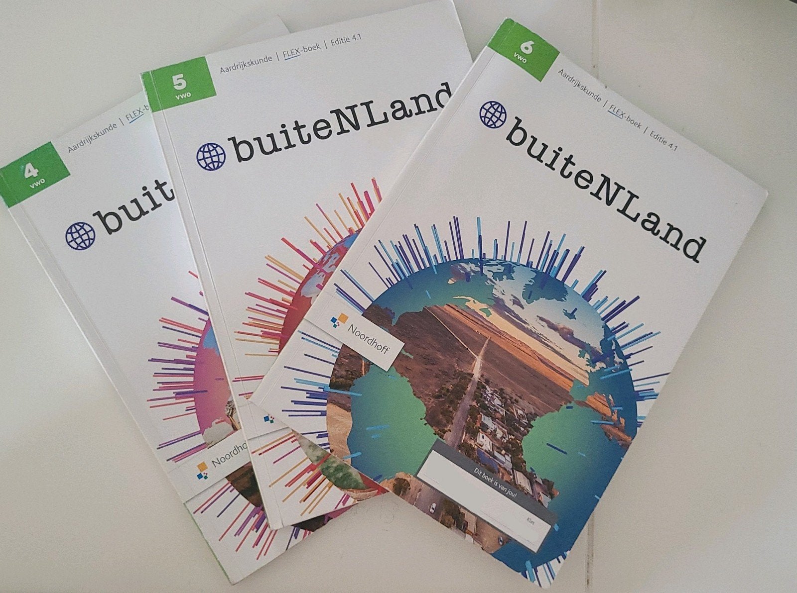 buiteNLand aardrijkskunde editie 4.1 FLEX VWO 4/5/6 bundel, Boeken, Schoolboeken, Ophalen, VWO, Noordhoff Uitgevers, Aardrijkskunde
