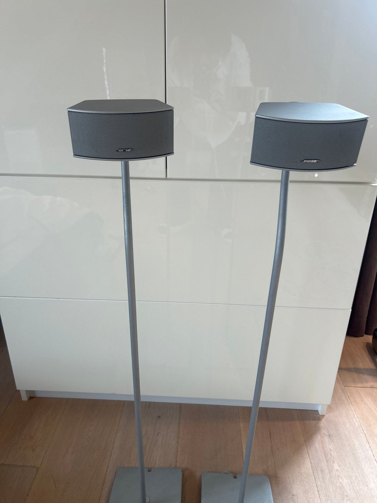 Bose speakerset met standaarden, Ophalen, Speakerset, Zo goed als nieuw, Bose