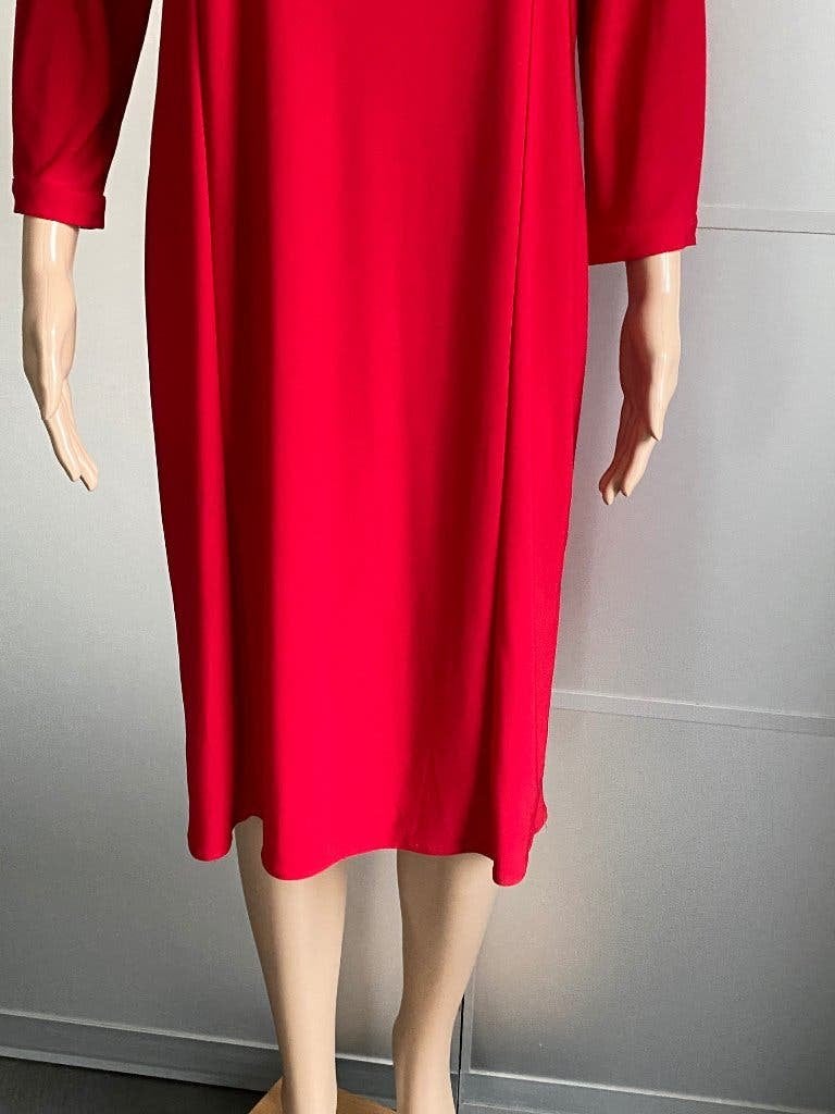 K251 Nieuw: Question maat M=38/40 jurk rood jurkje, Kleding | Dames, Maat 38/40 (M), Nieuw, Ophalen of Verzenden, Knielengte