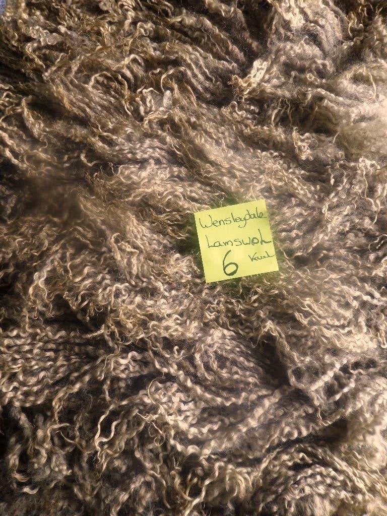 Wensleydale lamswol krulwol vilten spinnewielen spinnen, Ophalen of Verzenden, Nieuw, Spinwol