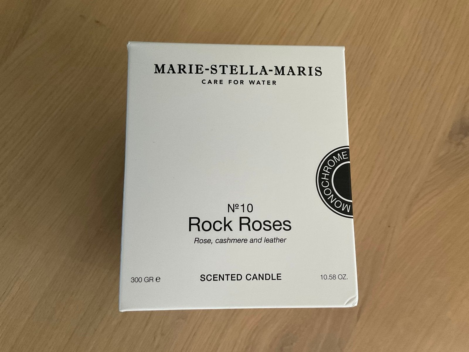 Marie Stella Maris luxe geurkaars navulbaar - Rock Roses, Nieuw, Ophalen of Verzenden, Glas, Kaars