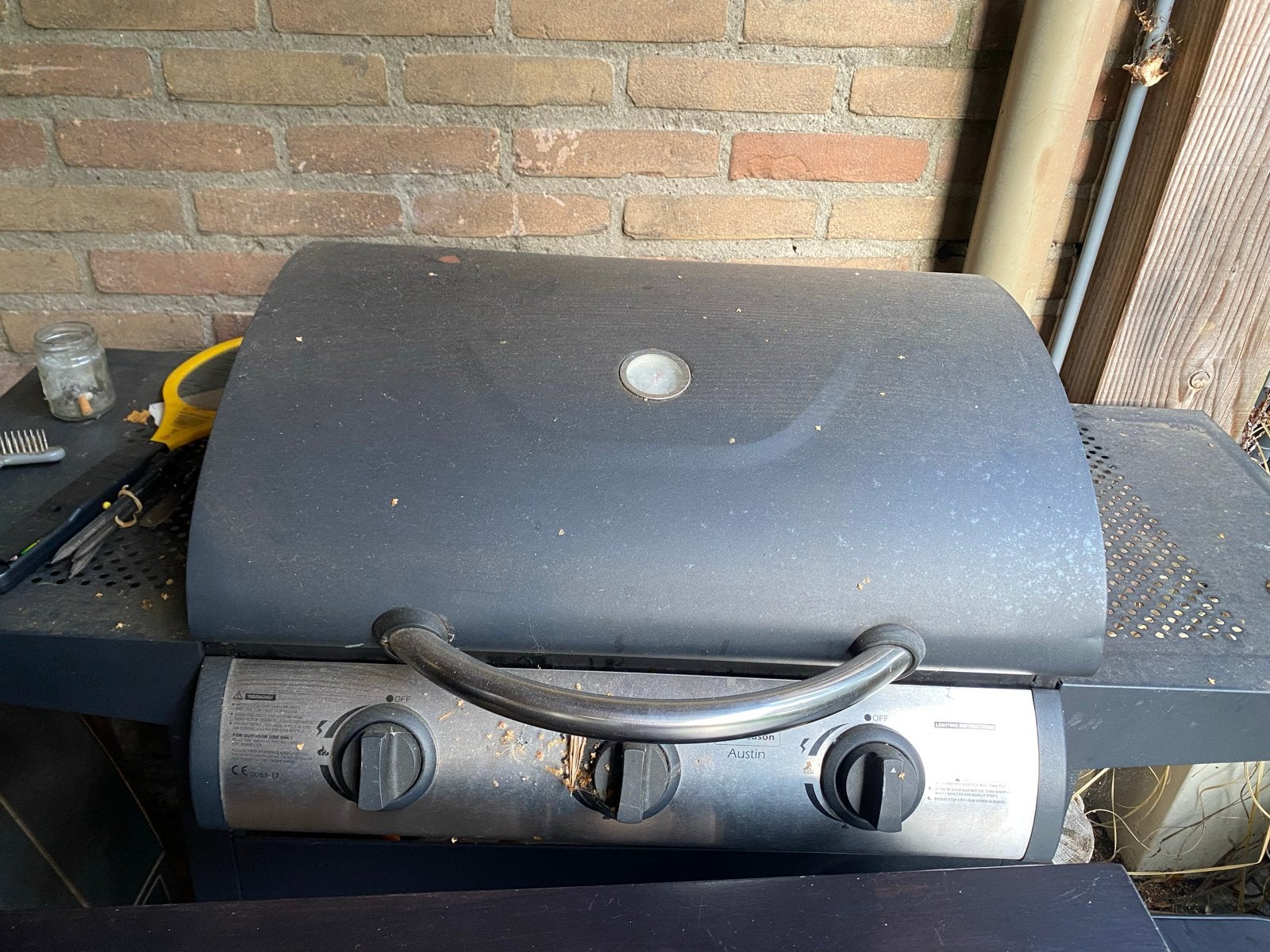 Gratis af te halen: Gas BBQ (werkt nog), Tuin en Terras, Ophalen of Verzenden, Gebruikt