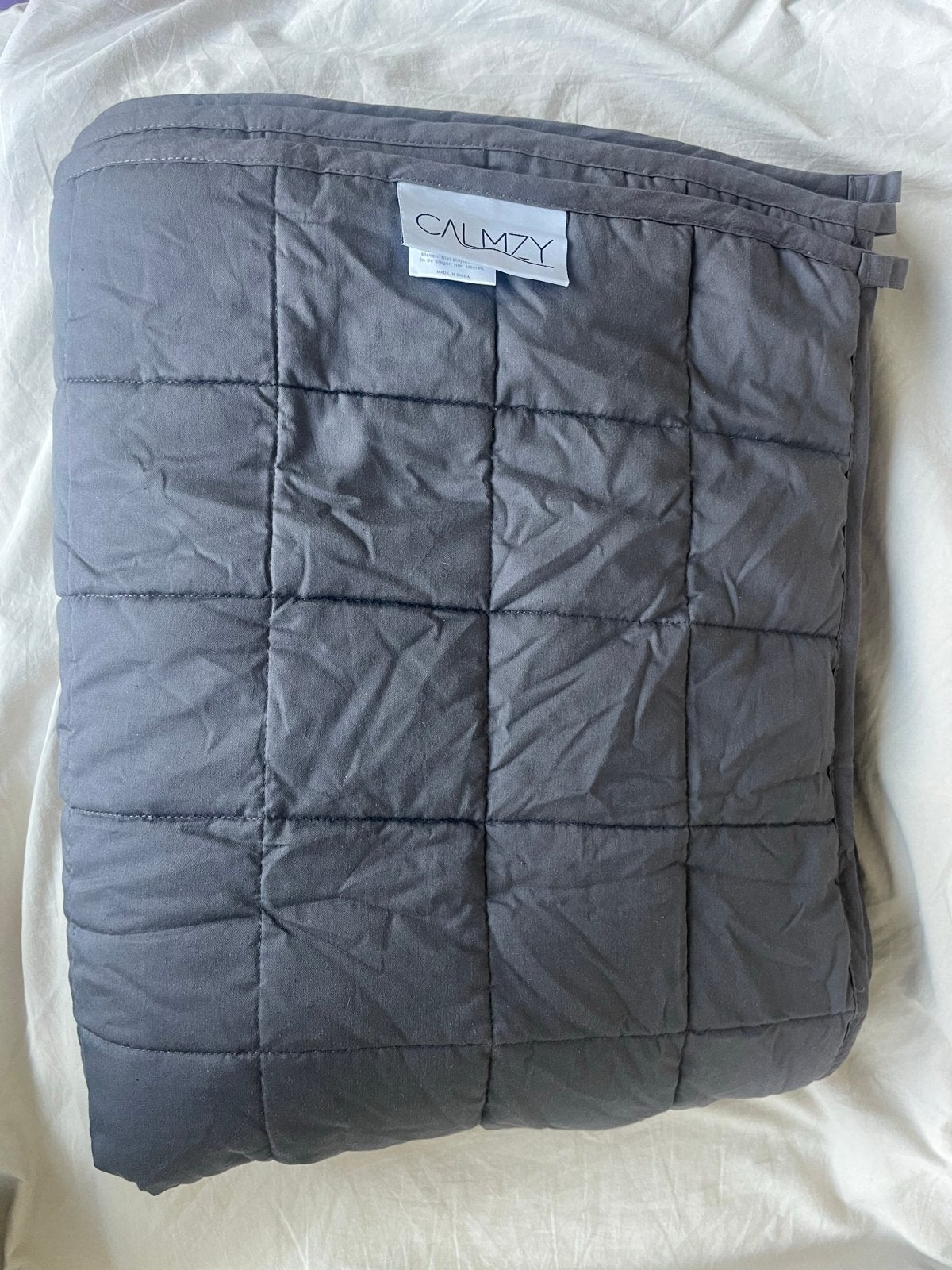 Calmzy Verzwaringsdeken 6 kg - 150 x 200 cm, Ophalen, Gebruikt, Eenpersoons, Katoen