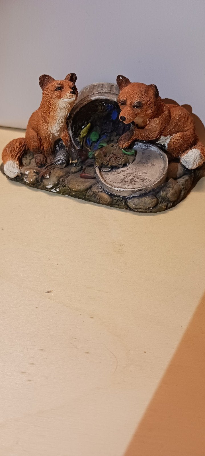 2 vosjes, Verzamelen, Ophalen of Verzenden, Gebruikt, Dier