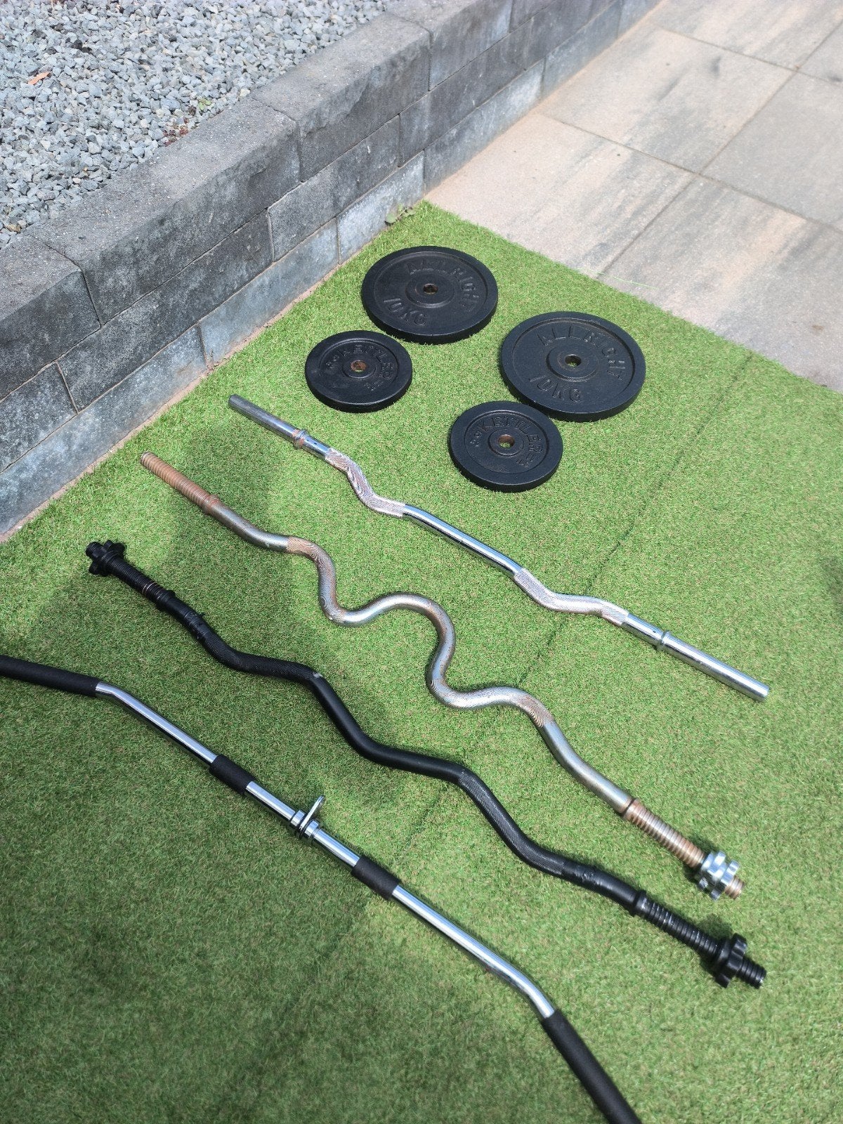 ez curl bars, Ophalen