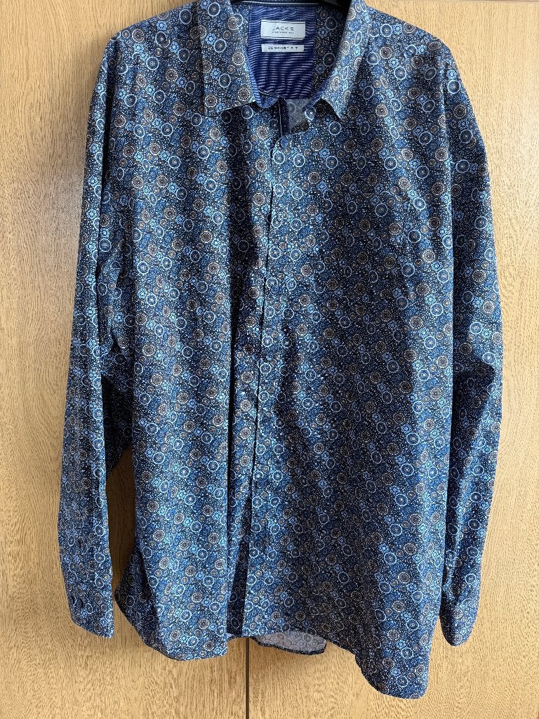 Blouse Jack's met lange mouwen 3xl nieuw, Kleding | Heren, Blauw, Nieuw, Ophalen of Verzenden, Overige halswijdtes