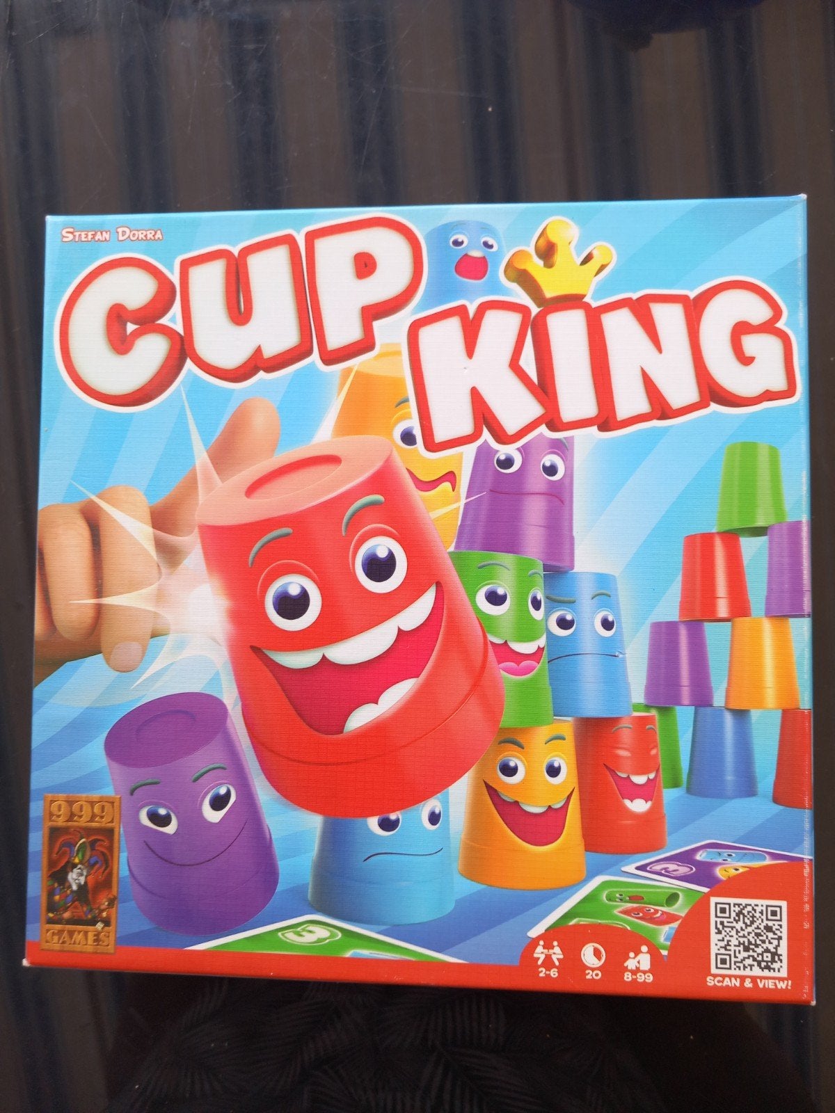 Cup King - Stapelbekers Spel van 999 Games, Vijf spelers of meer, Ophalen, Zo goed als nieuw, 999 Games